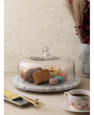 Blinq Green Onyx Serving Board with Cloche