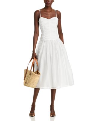 AQUA - Ruched Maxi Dress - Exclusive