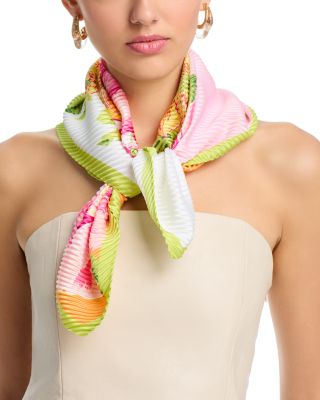 Echo - Sunshine Garden Pleated Diamond Scarf