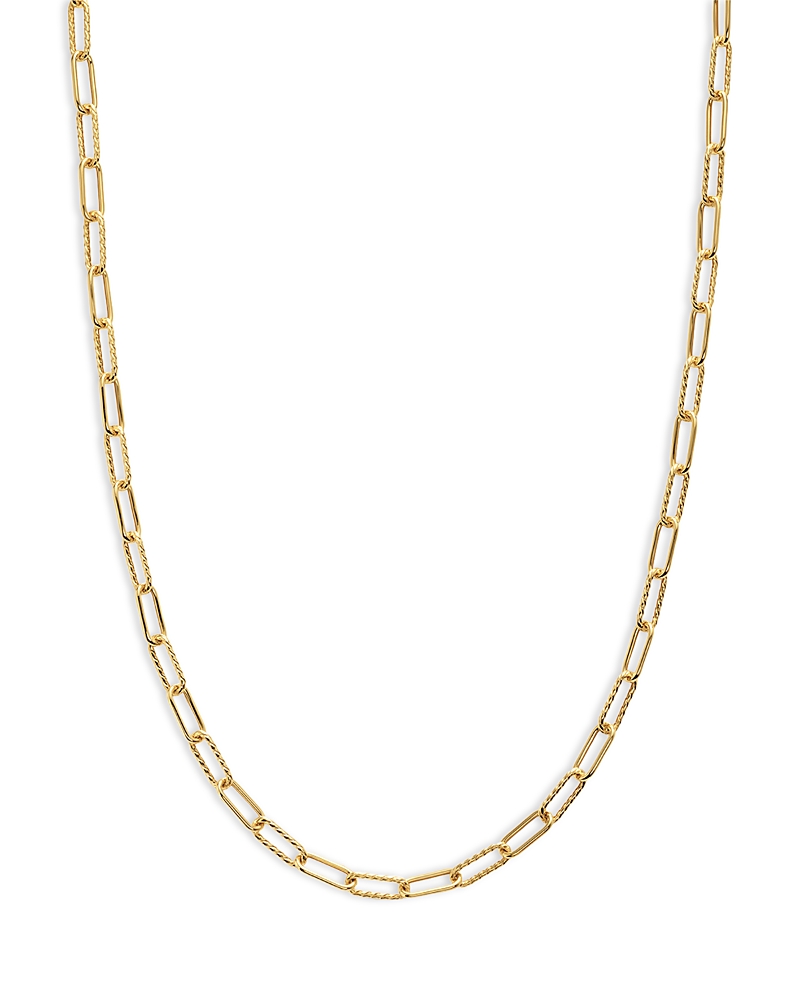 David Yurman Dy Madison Chain Necklace in 18K Yellow Gold, 4mm