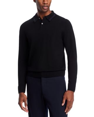 PS Paul Smith - Merino Wool Long Sleeve Sweater Polo