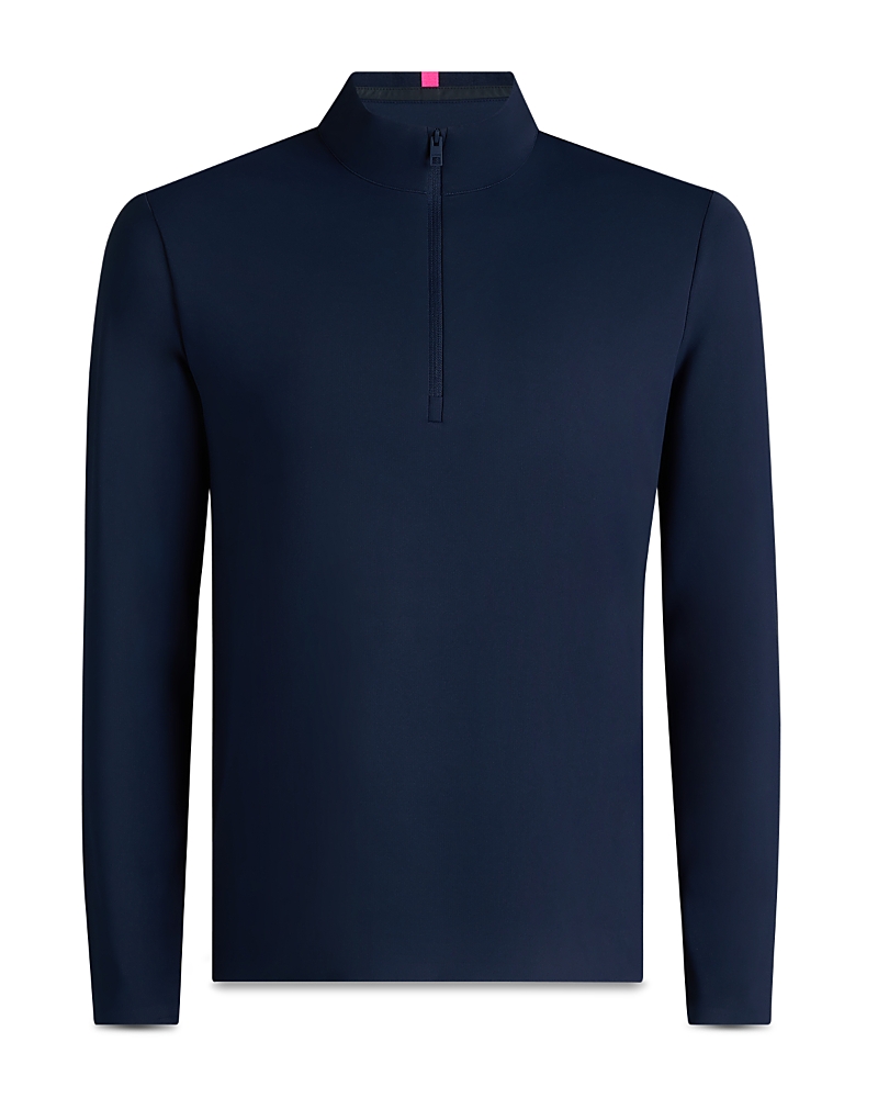 G/fore Brushed Back Tech Quarter Zip Pullover In Twilight