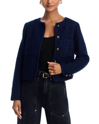 AQUA Tweed Jacket - Exclusive | Bloomingdale's