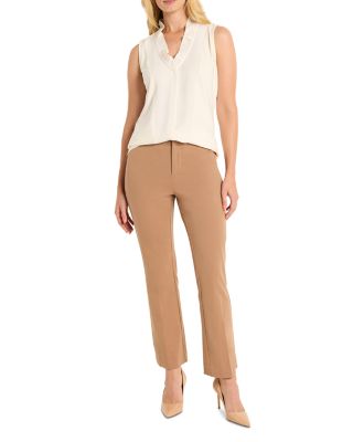 Cotton Bi Stretch Plaza Demi Boot Pants