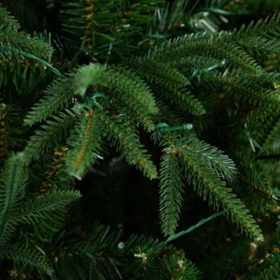 6&#39; Pre Lit Artificial Edmonton Fir Light Show Memory Shape Christmas Tree with Instant Connect Technology and 300 Color Changing LED Lights