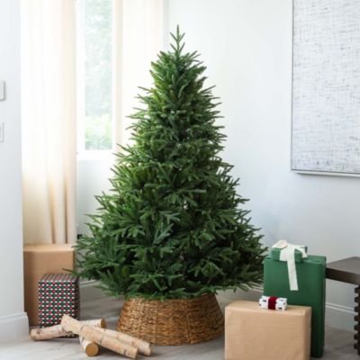 6&#39; Pre Lit Artificial Edmonton Fir Light Show Memory Shape Christmas Tree with Instant Connect Technology and 300 Color Changing LED Lights