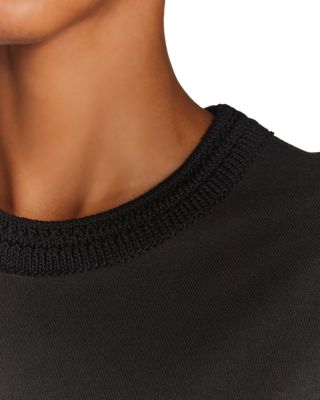 Crocheted Neck Tee