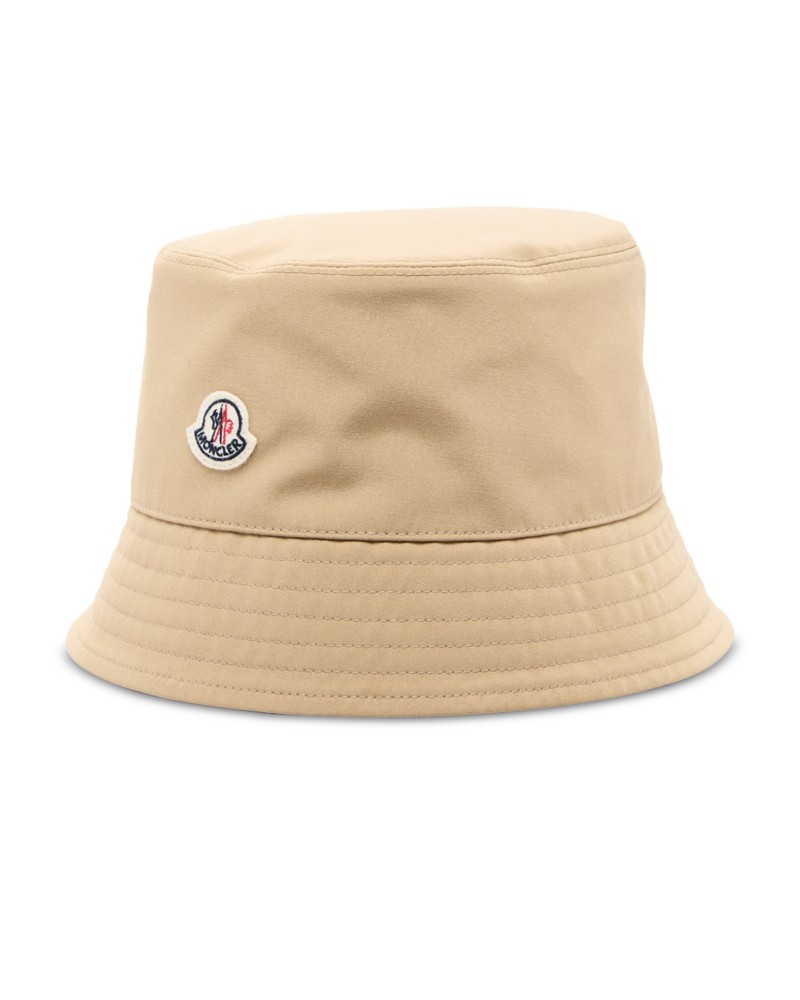 Moncler Bucket Hat in Open Beige