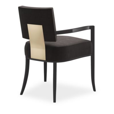 Reserved Seating Arm Chair - Black