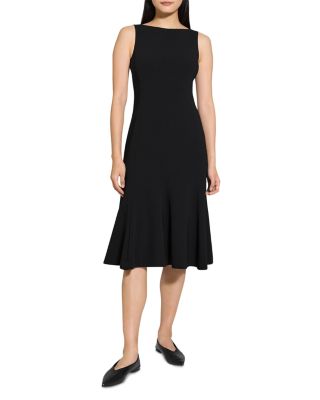 Crepe Midi Dress