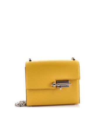 Pre-Owned HERMES Mini Verrou Chaine Bag Chevre Mysore