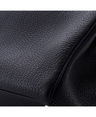 Kelly 28 Handbag Black Togo with Gold Hardware