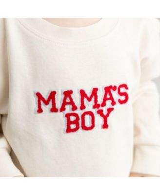  Mama's Patch Valentine's Day Long Sleeve Romper - Baby