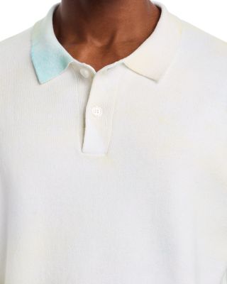 Oversized Horizon Knit Polo Shirt