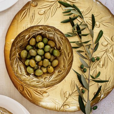 Moon Glass Olive Small Bowl