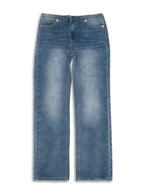 Girls' Lara Straight Leg Mini Waist Jeans - Big Kid