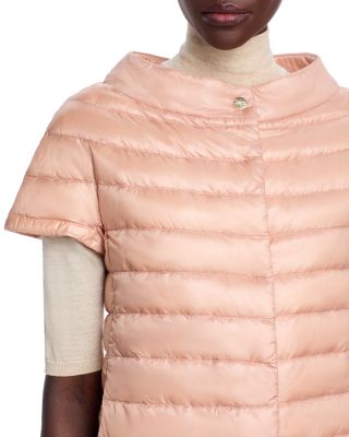 Iconico Greta Cap Sleeve Puffer Coat