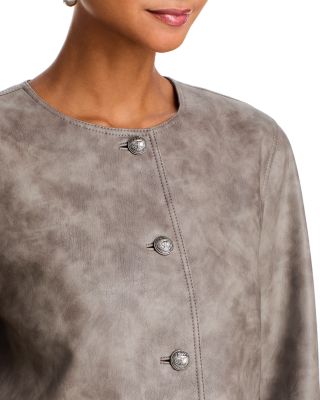 Lyles Faux Leather Jacket