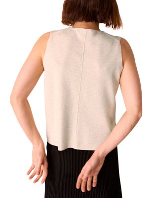 Lucy Button Front Knit Tank Top