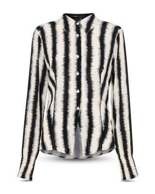 Hazy Stripe Fitted Shirt 