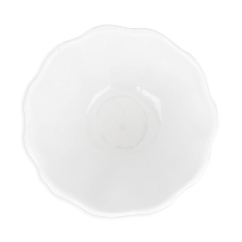 Vietri Bari White Condiment Bowl In White