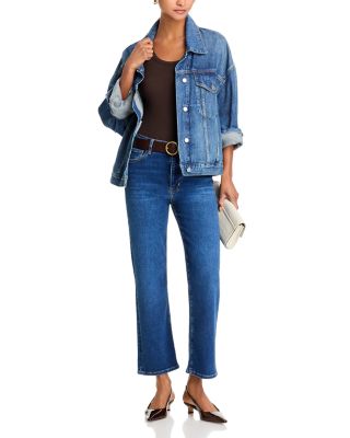 Le Sleek Straight Leg Jeans in Femma