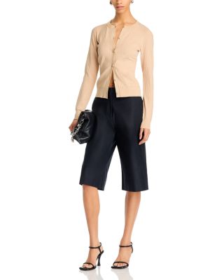 Crewneck Cardigan Sweater