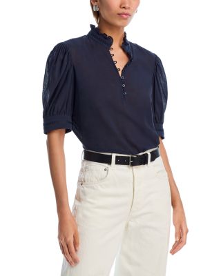 FRAME - The Ruffle Collar Top