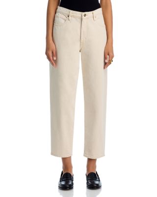 The Candle High Rise Ankle Tapered Jeans in Butter