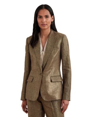 Ralph Lauren - Metallic Linen Blazer