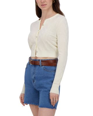 Checker Knit Cardigan 