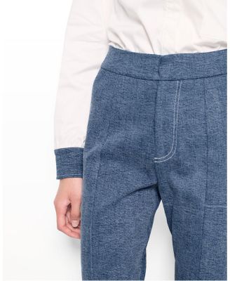 Gianna Cropped Micro Flares Pants
