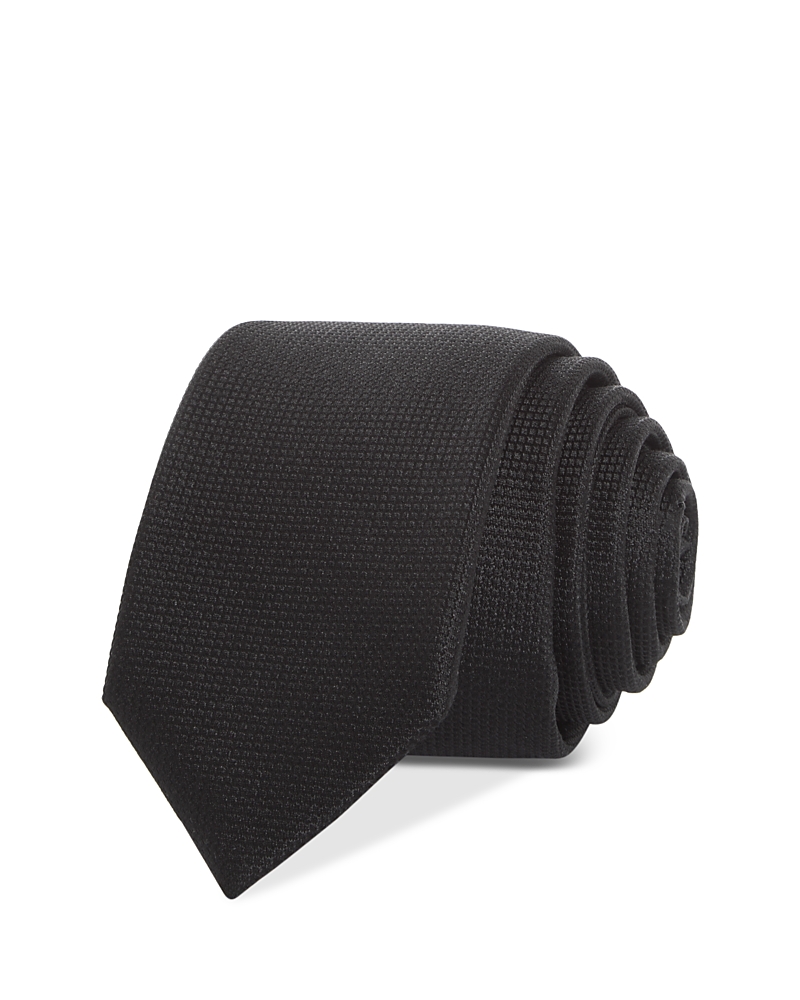 The Men's Store At Bloomingdale's Silk Skinny Textured Tie - Exclusive · One Size