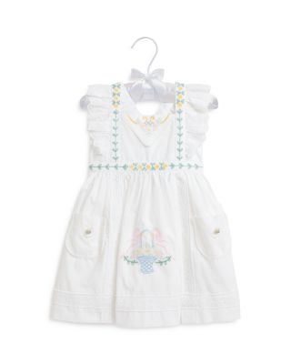 Ralph Lauren - Girls' Embroidered Cotton Dress & Bloomer - Baby