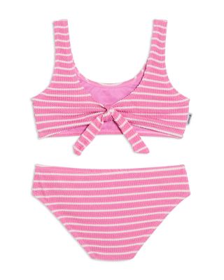 Girls' Crinkle Tie Two Piece Swimsuit - Big Kid