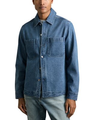 REISS - Tore Long Sleeve Denim Overshirt