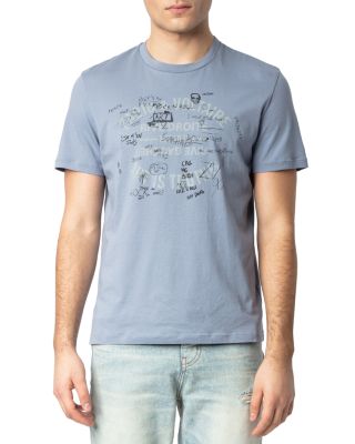 Zadig & Voltaire - Tommy Graffiti Logo Graphic Tee