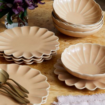 Dhalia Stoneware Salad Plate, Set of 4