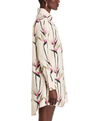 Birds of Paradise Shirt Dress