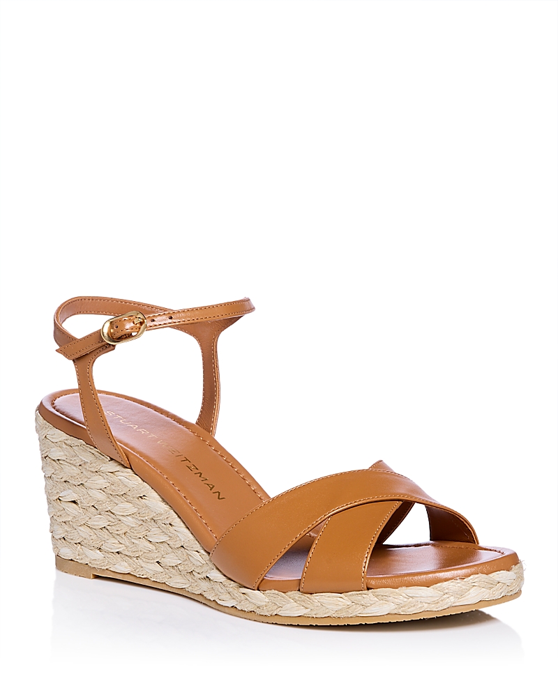 Stuart Weitzman 75mm Dayna Espadrilles In Macchiato