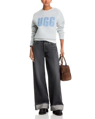 UGG Madeline Fuzzy Logo Crewneck スウェットM Women's UGG Madeline Fuzzy Logo Crewneck Sweatshirt | Eagle