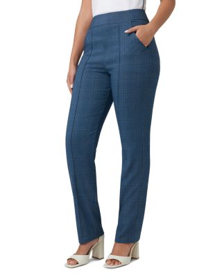 Windowpane Classic Pull On Trousers