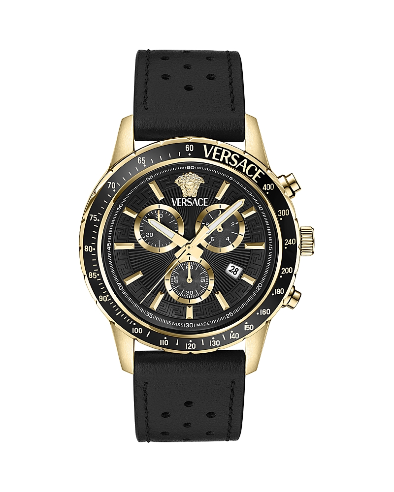 Versace Sport Chrono 44mm In Black/black