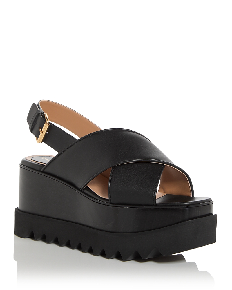 Stella Mccartney Elyse Platform Sandals In Black