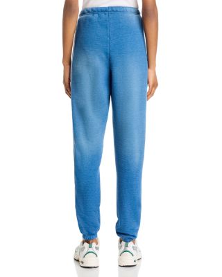 Rainbow-Stripe Sweatpants in Faded Water