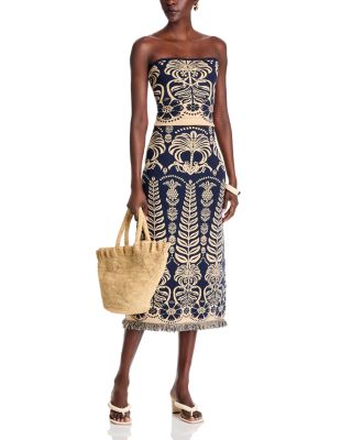Ainika Tropical Splendor Midi Dress