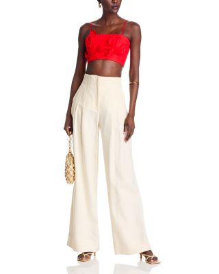 Red Garden Sleeveless Top
