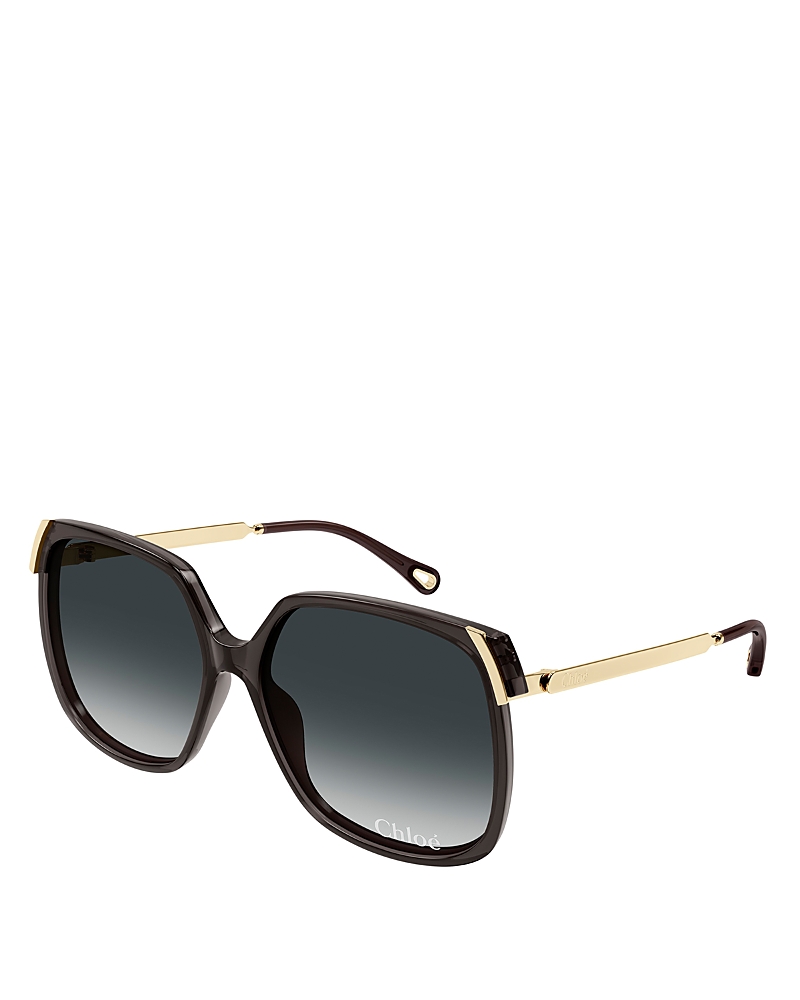 Chloe Aly Combi Square Sunglasses, 60mm