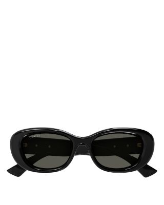 GG Bag Oval Sunglasses, 53mm