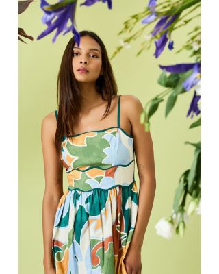 Waistband Midi Dress